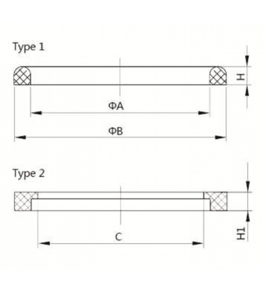 Уплотнительное кольцо TC-SR - ... Уплотнительное кольцо TC-SR - ...